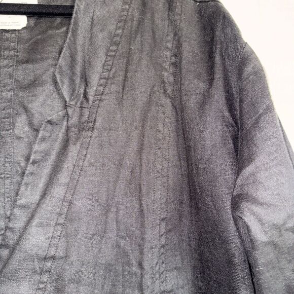 Andrea Jovine Sz L Linen Cardigan/Jacket Minimalist Lagenlook Boho - Picture 10 of 11